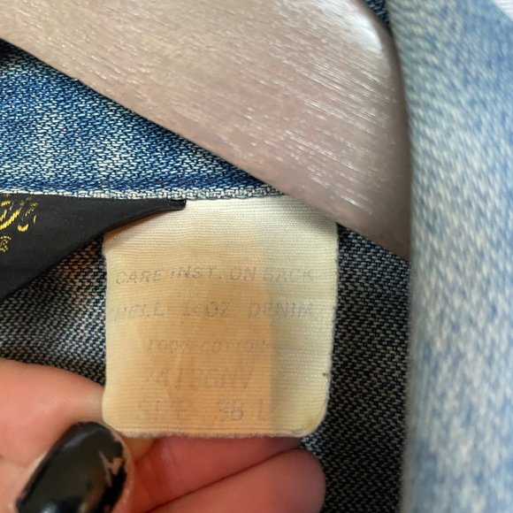 Vintage Wrangler Unisex Jean Jacket 100% cotton - Picture 3 of 5